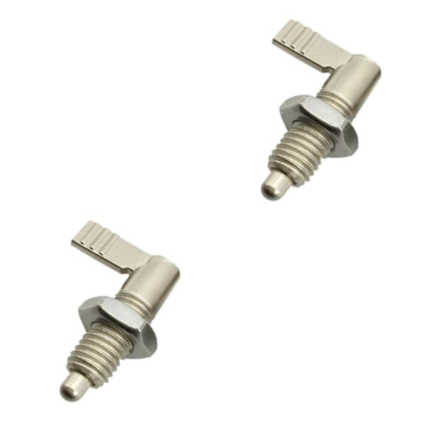 1/2/3/5 1x Indexeringskolvar L Typ Rostfria Låsbultar Fin Silver M10-5 2Set