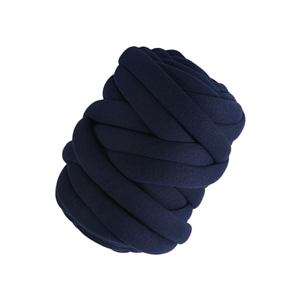 1/2/3/5 Chunky ullgarnfyllning Mjuk stickning för halsdukströja navy blue 12 to 14m 1Set