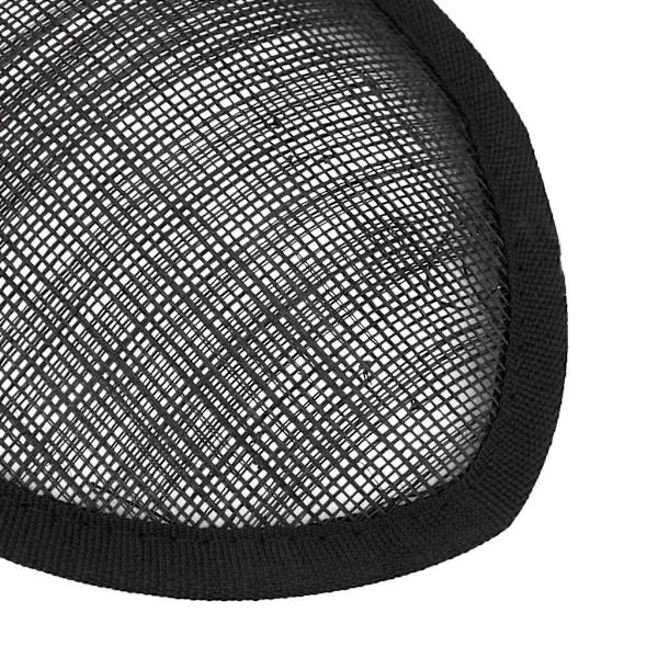 TearDrop Hat Fascinator Millinery Base Black