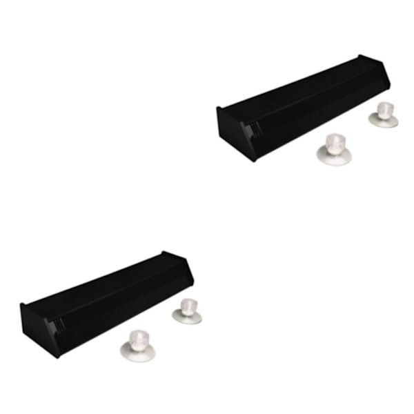 1/2/3/5 Multi hårförlängningshållare Wigsrack vägg Black 30.5 x 7.6 x 4.6cm 2Set