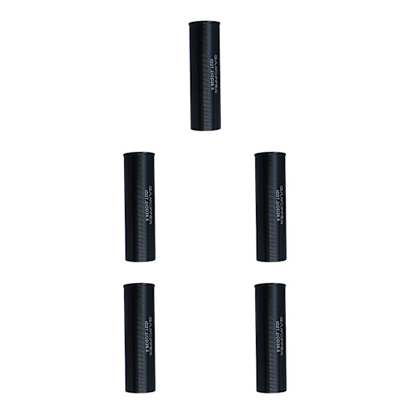 1/2/3/5 Sadelstolpe i aluminiumlegering 100 mm lång ombyggnad 27.2 to 28.6 5PCS