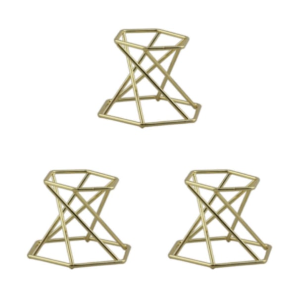 1/2/3/5 glasobjektiv med kulstativ för mineralprov Hexagon Gold 3Set