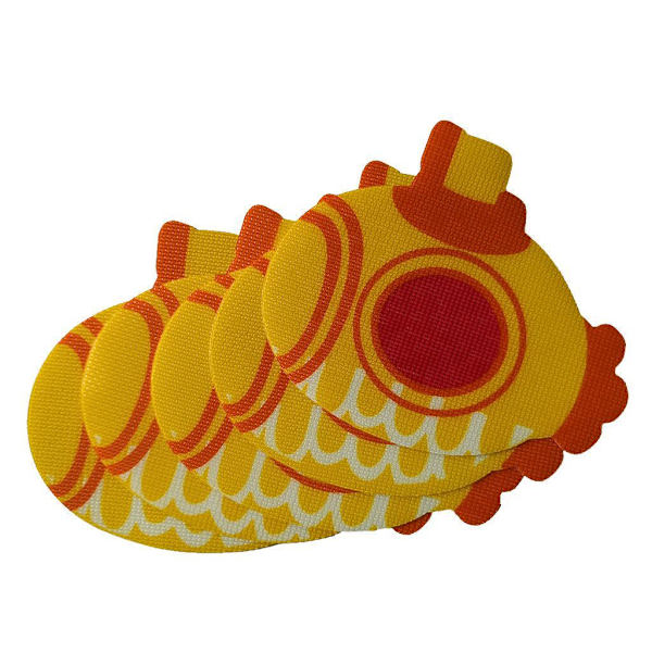 1/2/3/5 5st Badkar Non För Slip Safety Treads Sticker Submarine 140X140mm 2Set
