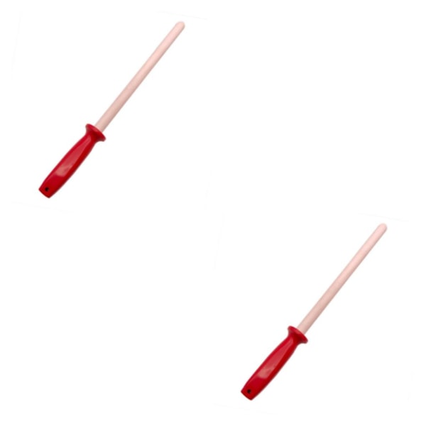 1/2 Sharpener Bar Keramisk Stång Köksassistent för Hemköket 2Set