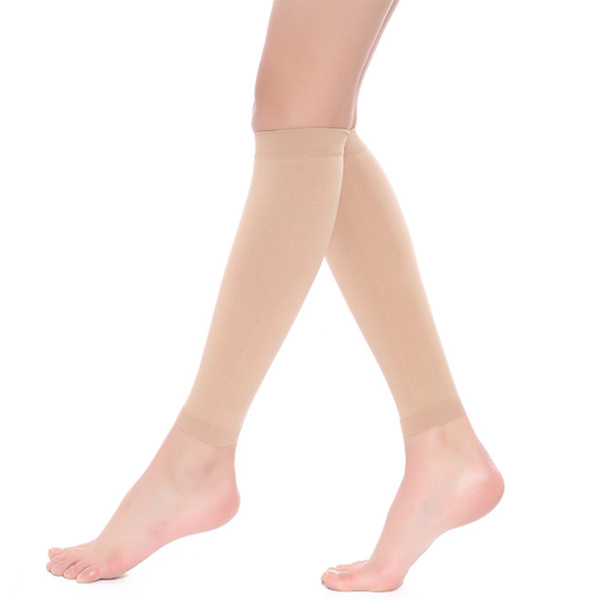 1/2/3/5 Dam S Calf Compression Strumpor Bekväma och skin color S 1Set