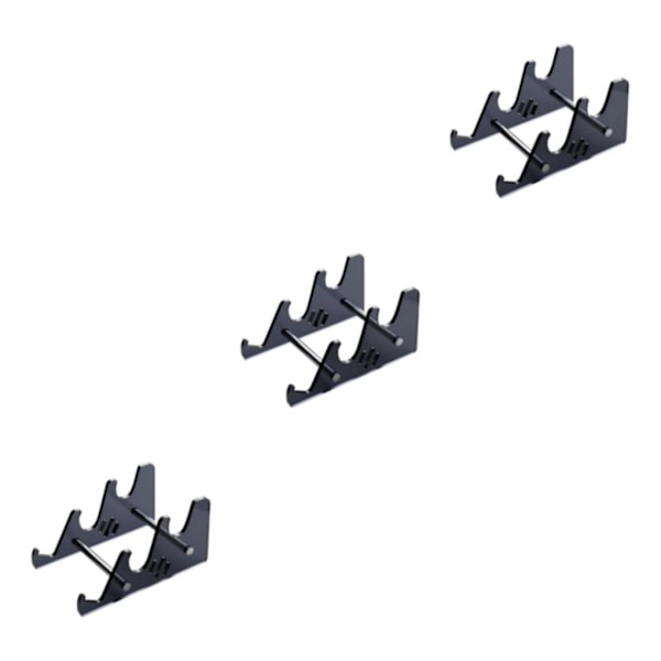 1/2/3/5 förvaring och displayställ för mekaniskt tangentbord Enkelt black 3Set