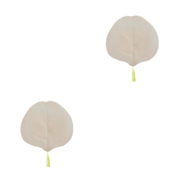 1/2/3/5 50x realistiska konstgjorda eukalyptusblad för inomhus eller Light Champagne 2Set