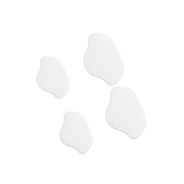 1/2/3/5 Shoe Häl Pad Innersula Häl Reparation Heel Stick för män & white 1Set