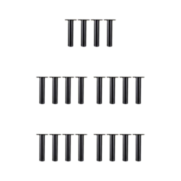 1/2/3/5 4pack/lot Trigon Möbelfötter Rejäla och hållbara ben Mid-Feet Matte Black 5Set
