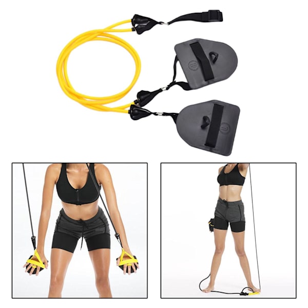 1/2/3/5 Motståndsband för simning För Armtränare för För Yellow 20lb 1 Pc