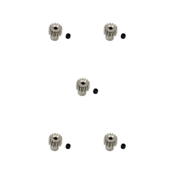 1/2/3/5 14T Pinion Gear För 1/12 ECX Rc RGT136100 Utsökt gray 5Set