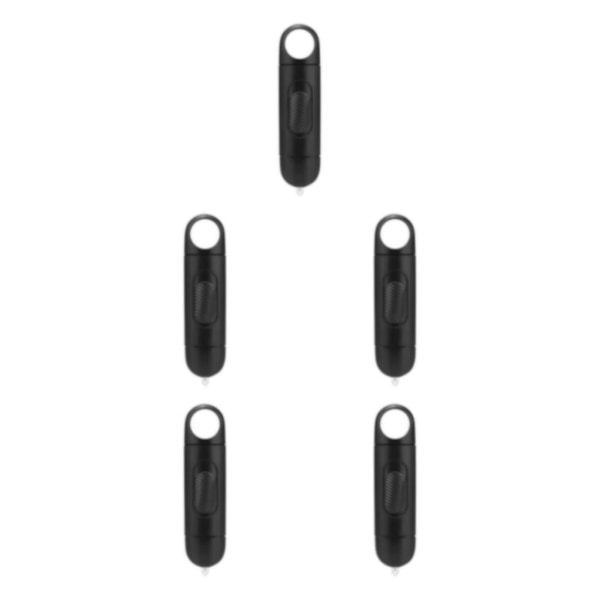 1/3/5 Mini Undvik kontakt utan beröring Dörröppnare Tool Key Safe Black 0.7x2.7x0.2 Inch 5Set