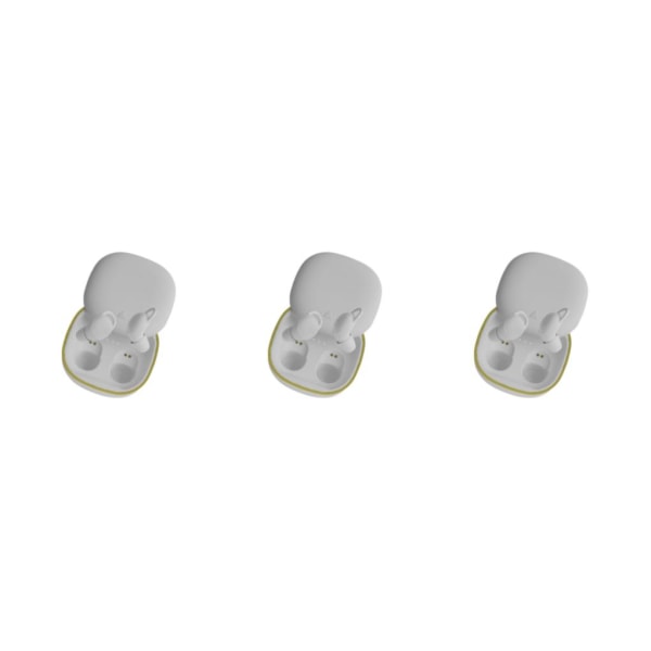 1/2/3/5 Bluetooth Headset True Wireless Invisible Noise White 3PCS