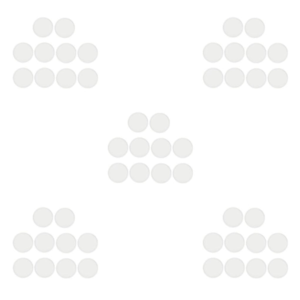 1/2/3/5 10 st 1 mm tjock platt watch Byt ut del Clear 20.5 5Set