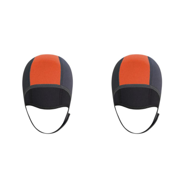 1/2/3/5 Neopren Dykhatt Skyddsöra för forsränning orange 3mm 2Set
