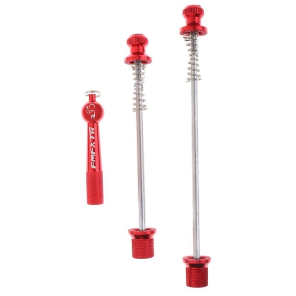 1/3/5 Fram Bak Quick Release Axle För Cykelspett för väg Red 1Set