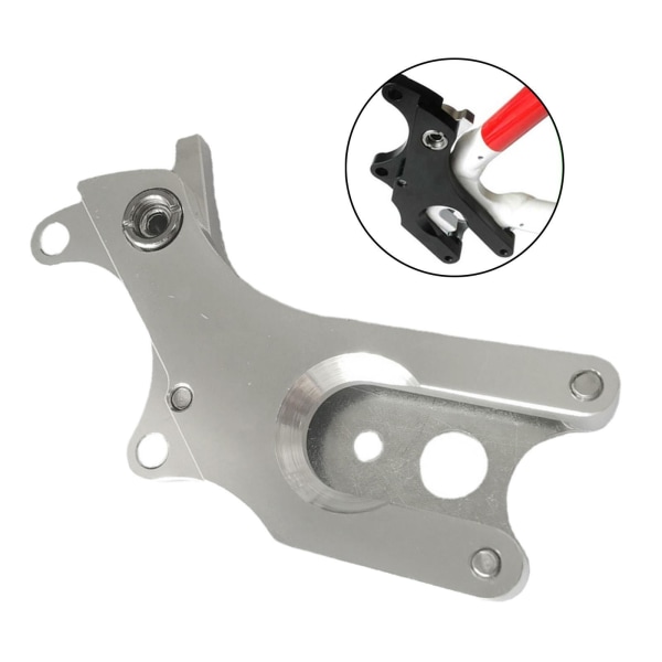 För Cykel Skivbroms Adapter Bracket Montering För MTB Silver