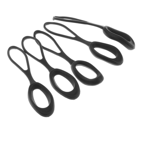 1/2/3/5 5 stycken Non- För slip Stark För Dragkedja Dragsladd Zip Black 66mm 1Set