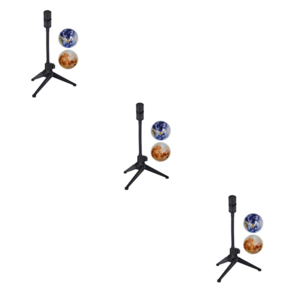 1/2/3 Earth Moon Night Lamp 360° roterbar USB för dekorälskare Moon and Earth 3W 3Set