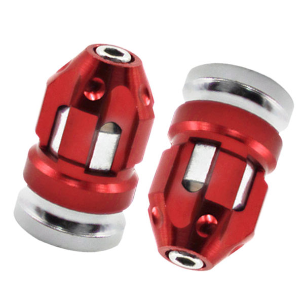 1/2/3/5 2st Däckventil Stamskydd Skydd Passar för motorcyklar Red 26x15mm 1Set