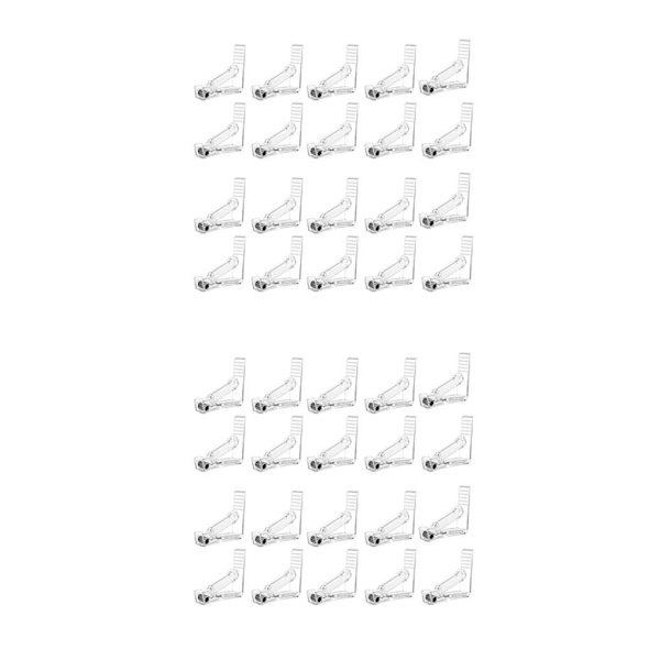 1/2/3/5 Håll hårt duk Justerbar tygklämma för Transparent 20PCS 2Set