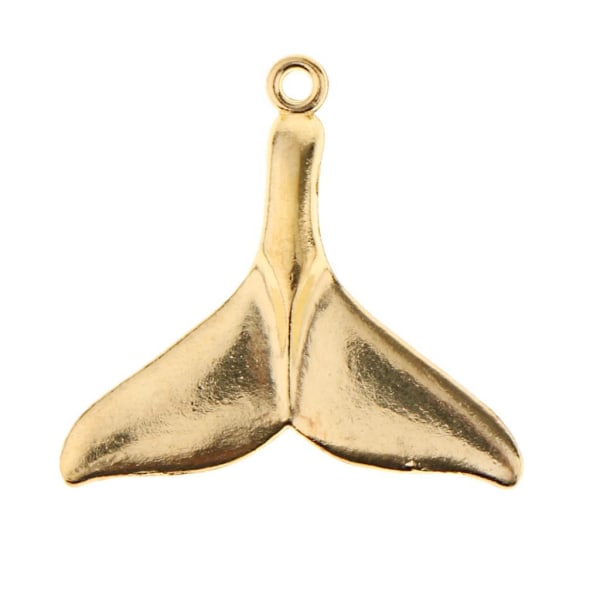 1/2/3/5 50 stycken Havsdjur svanshänge fynd pärlhantverk Gold 3x2.8cm 1Set