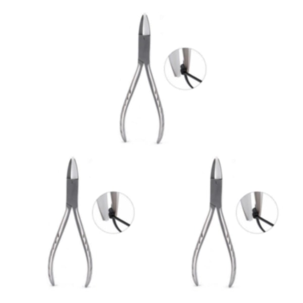 1/2/3/5 Glasögon Båg Tång Multi-Purpose för optiker YG1008 Approx. 15.5x5cm 3Set