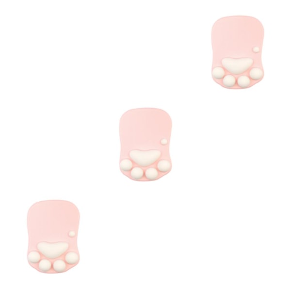 1/2/3/5 Cat Paw musmatta Unik med söt och stilig look DS-002 pink 3Set