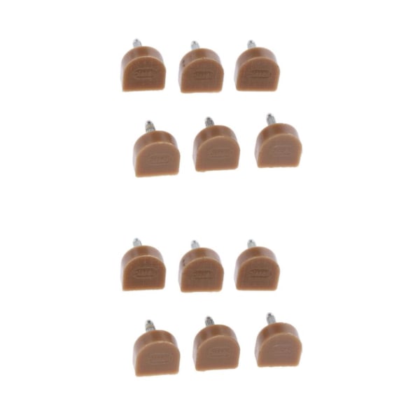 1/2/3/5 3 par Snygga högklackade tips Taps Skoreparation Apricot 14x14mm 2Set