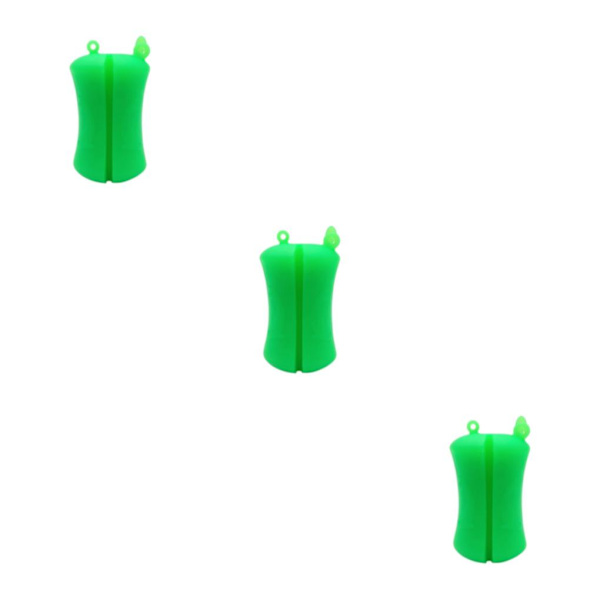 1/2/3/5 Bärbar fiskespö Fast boll Slitstark Slitstark Dark Green 6 x 3.8cm 3Set