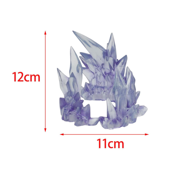 1/2/3/5 Ice Specialeffekt Action Figur Visa modelleffekt Violet 11 x 12cm 1Set
