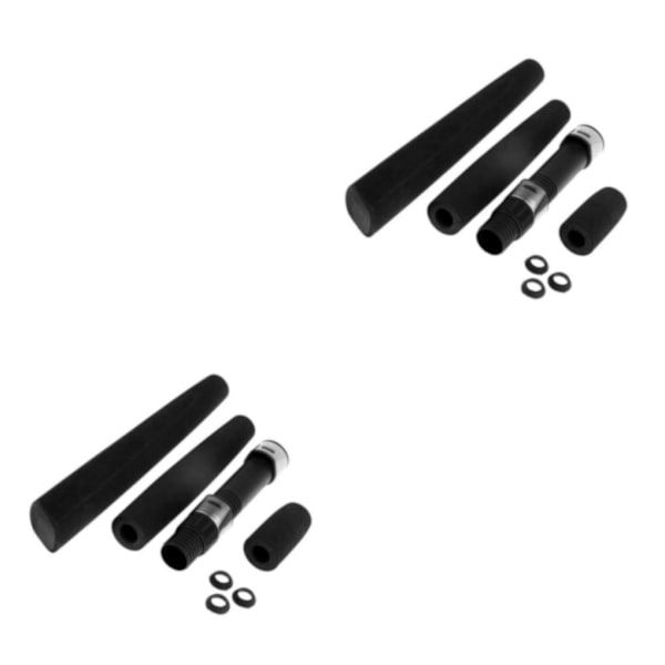 1/2/3 Spöbyggnad Reparation Svart EVA Jigging Fiskespö Handtag 2Set