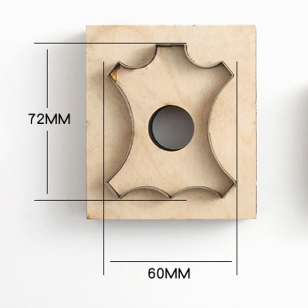 1/2/3 Japan Stål diy mould Wood Rule Die Pendant L 72X60mm 48X36mm 72X60mm 1Set