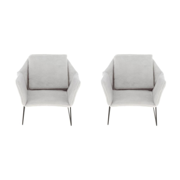 1/2 Miniatyr Soffa Fåtölj Möbel Soffa 1/6 Gray 16.5x16.5x14.5cm 2Set