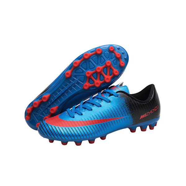 2 delar gummifotbollssko Bärbara sportfotbollsskor Blue Size 40