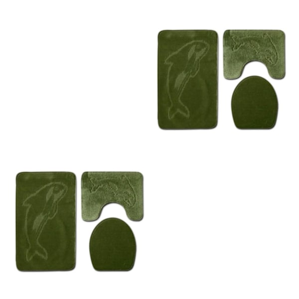 1/2 3pack/lot Halkfri Chenille Badmatta Lätt att installera PJ210611-B002 2Set
