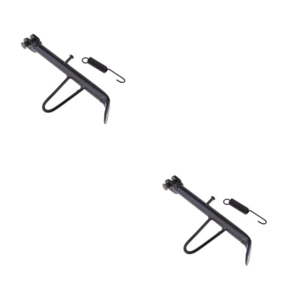 1/2/3/5 Motorcykelstativ Lätt att installera Järntillverkat hållbart black 16cm 2Set