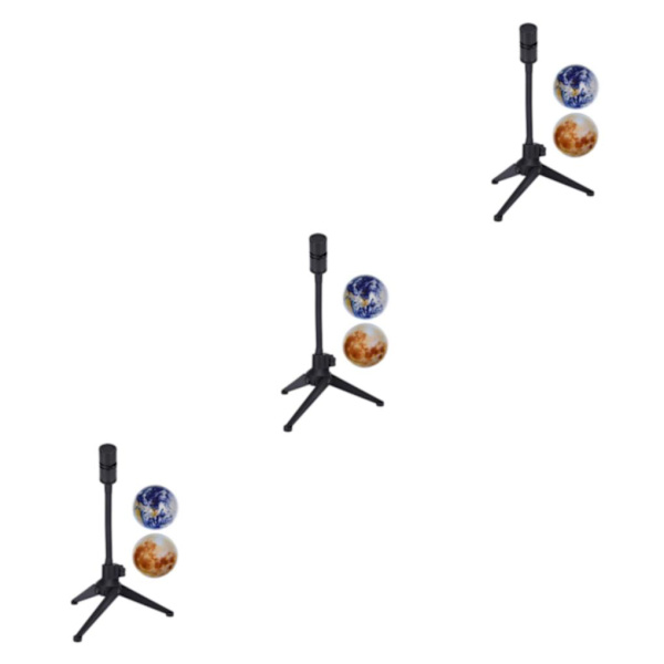 1/2/3 Earth Moon Night Lamp 360° roterbar USB för dekorälskare Moon and Earth 3W 3Set