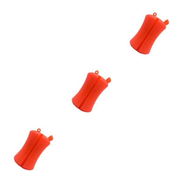 1/2/3/5 Bärbar fiskespö Fast boll Slitstark Slitstark Red 6 x 3.8cm 3Set