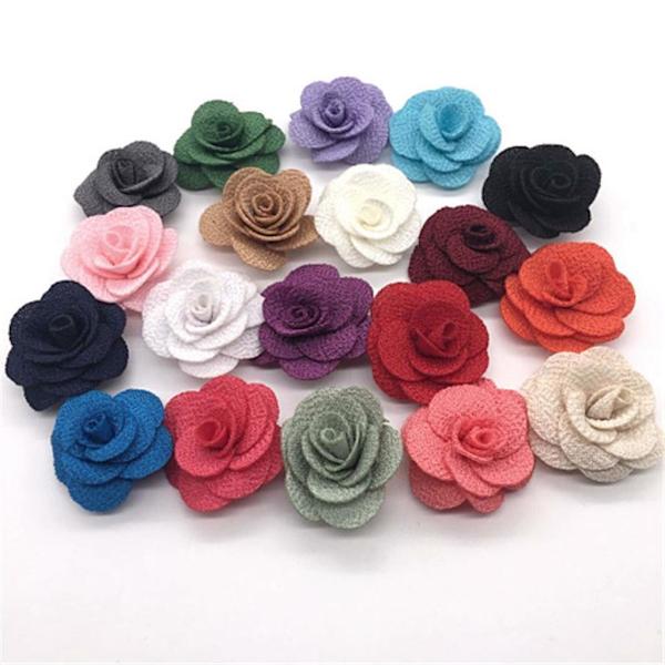 1/3/5 20 stycken Silk Rose Flower Head Bud DIY Craft Bröllop Gray 4cm 1Set