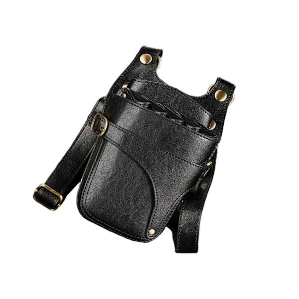 1/2/3 Barbersax hölster Frisörhållare Pouch Bag Case Black 7.5 x 5.5 x 1.6 Inch 1Set