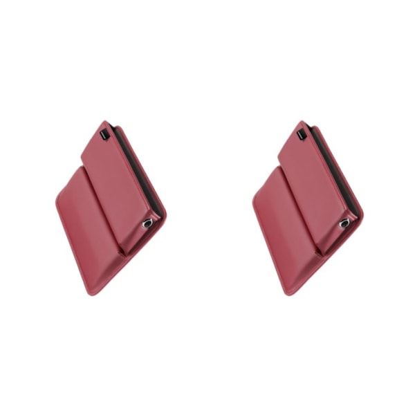 1/2/3/5 Gap Filler PU Läder Passar för nycklar Plånbok för småsaker Wine Red 2PCS