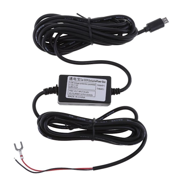 1/3/5 hård tråd automatisk för laddare Micro USB 3,5m DC 12V till 5V 1Set