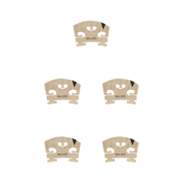 1/2/3/5 Horse Bridge Violin Fiddle Musikutrustning Långvarig 5PCS