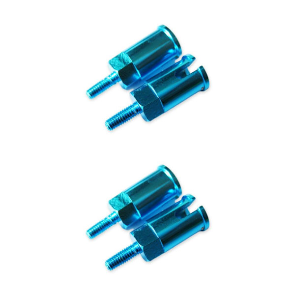 1/2/3/5 aluminiumlegeringshjulaxel för 1/18 Hobbico Dromida BX/MT Blue 2Set