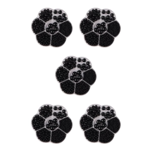 1/2/3/5 1150 stycken DIY-pärlpärlor för att göra vackra smycken black 5PCS