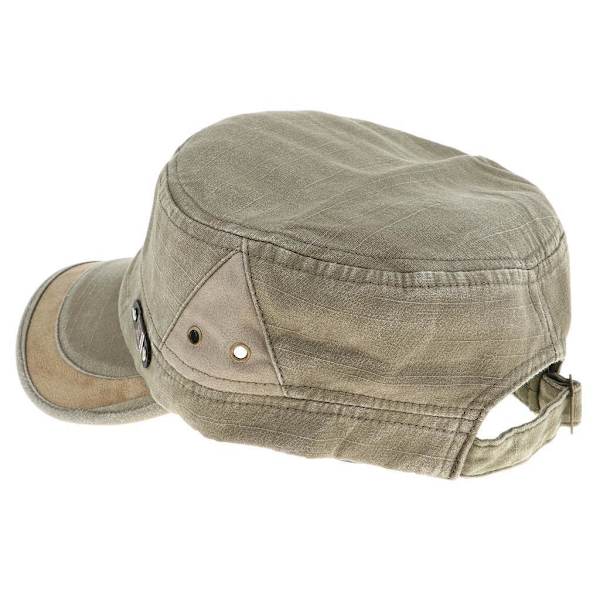 Unisex Herr Dam Fritid Bomull För Army Flat Top Cadet Cap Army Green