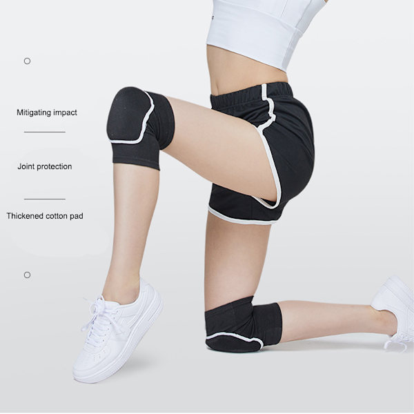 1/2/3/5 andningsbart tyg med hög elasticitet knäskydd för sport White As Shown 1 Pc