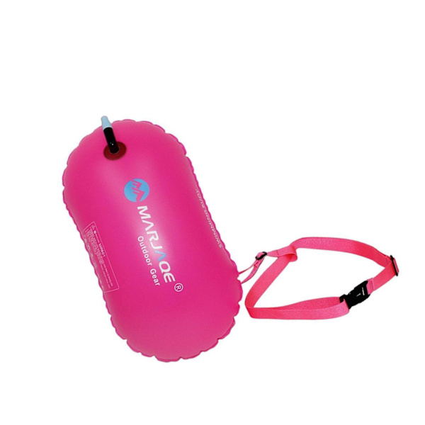 Uppblåsbar Swim Booy Tow Float lättviktsanordning för vatten Rose Red