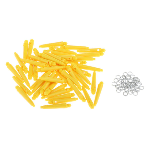 1/2/3/5 50x För Shafts 2BA Dart Tillbehör med skydd 27mm Yellow 1Set
